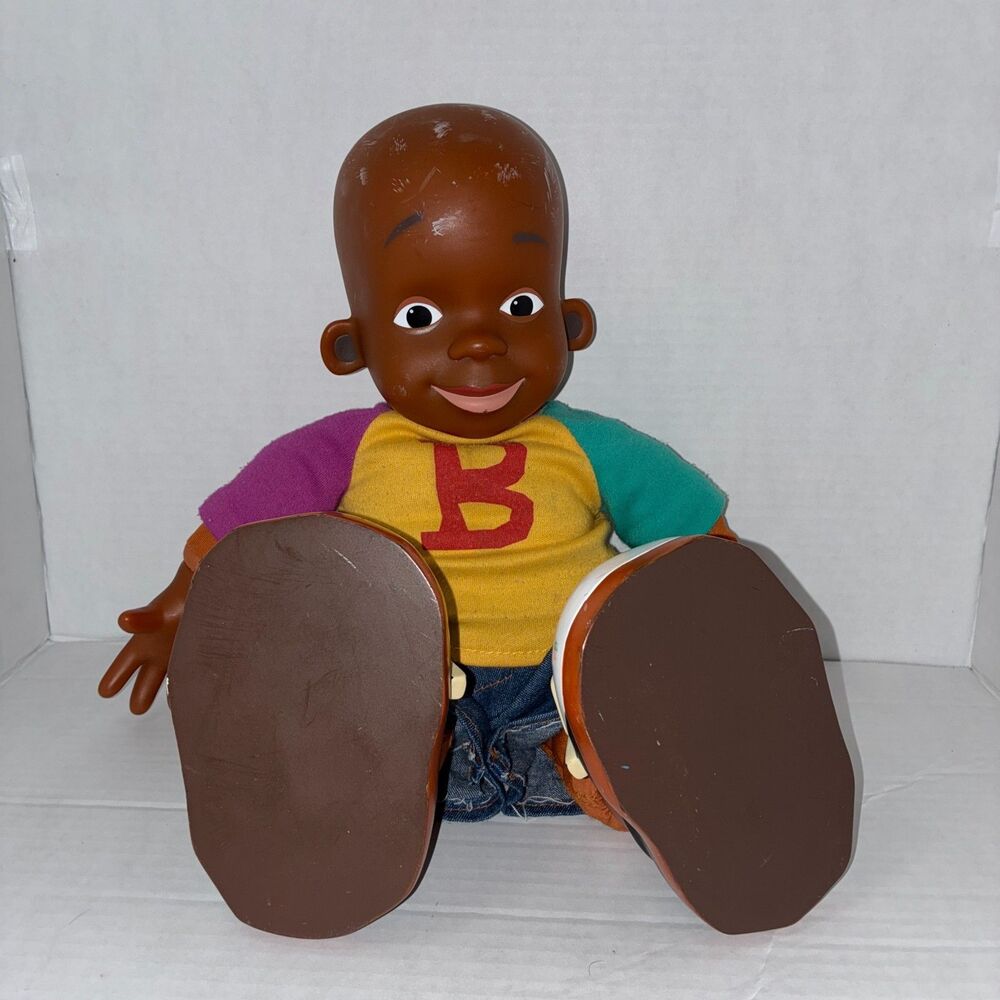 Vtg 2001 Little Bill My Talking Friend Plush Doll Fisher Price Mattel Works 16"